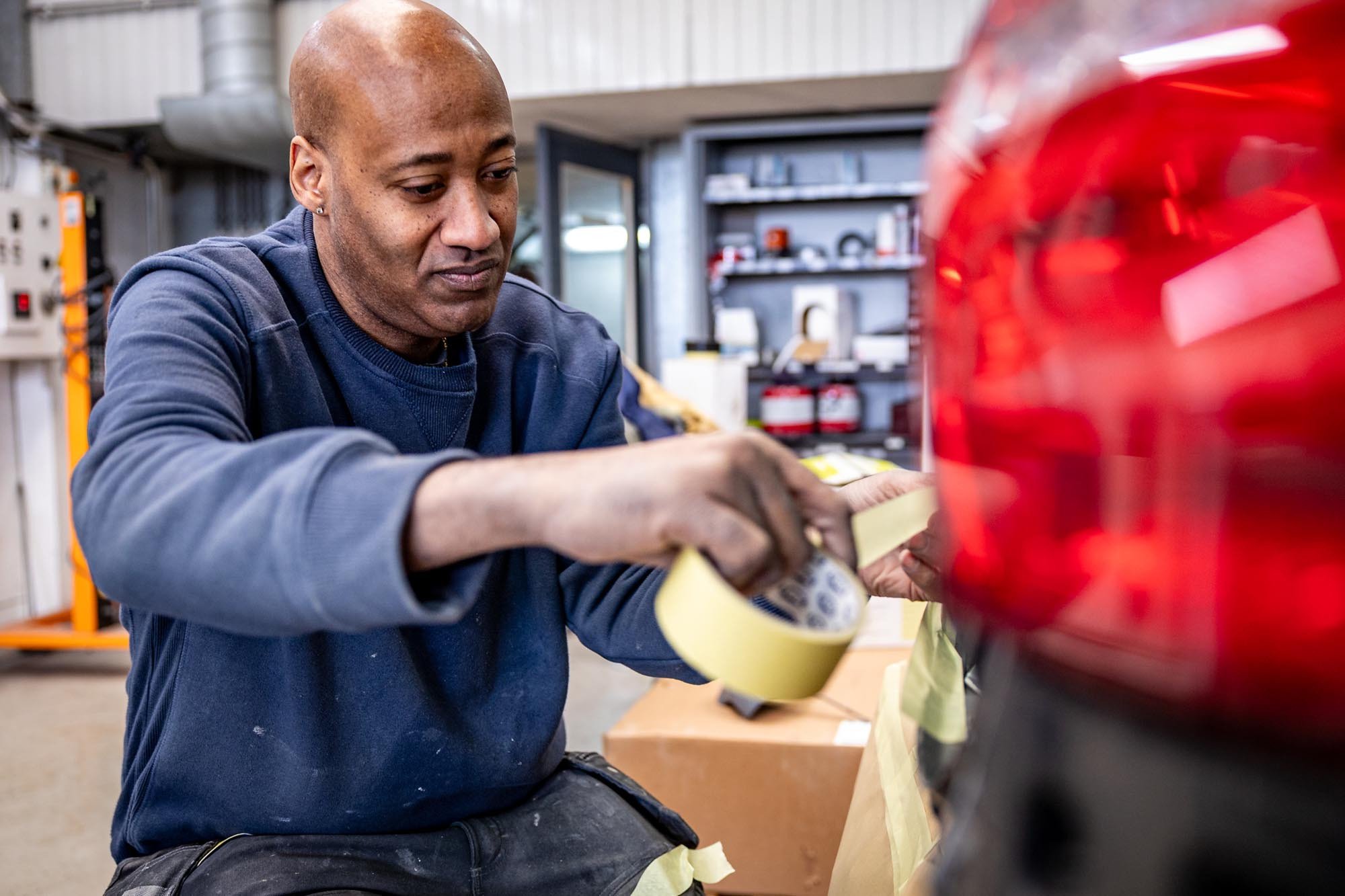 Werken als voorbewerker/autospuiter