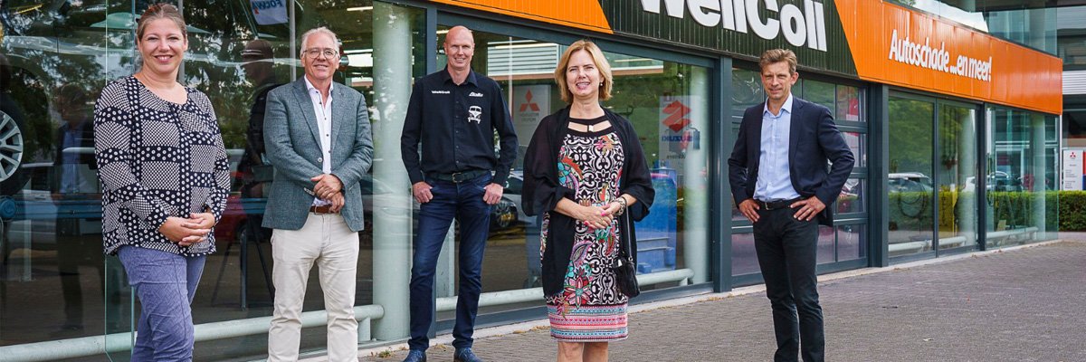 Minister op bezoek bij A.A.S. WellColl Autoschade in Weert