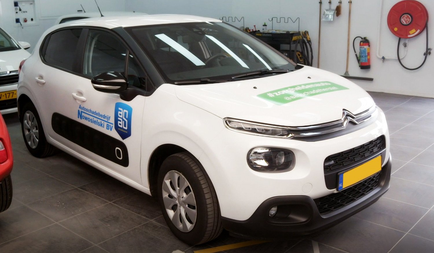 #zorgheldenauto ter beschikking gesteld door A.A.S. Autoschadebedrijf Nowosielski