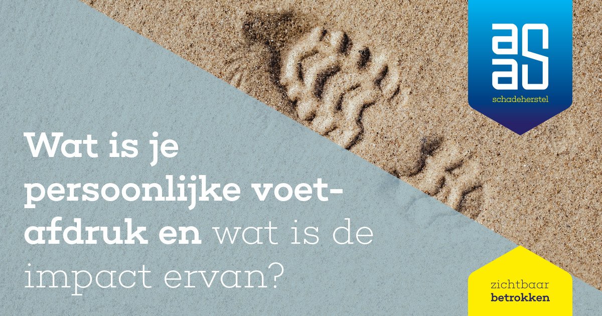 Hoe groot is je persoonlijke voetafdruk?