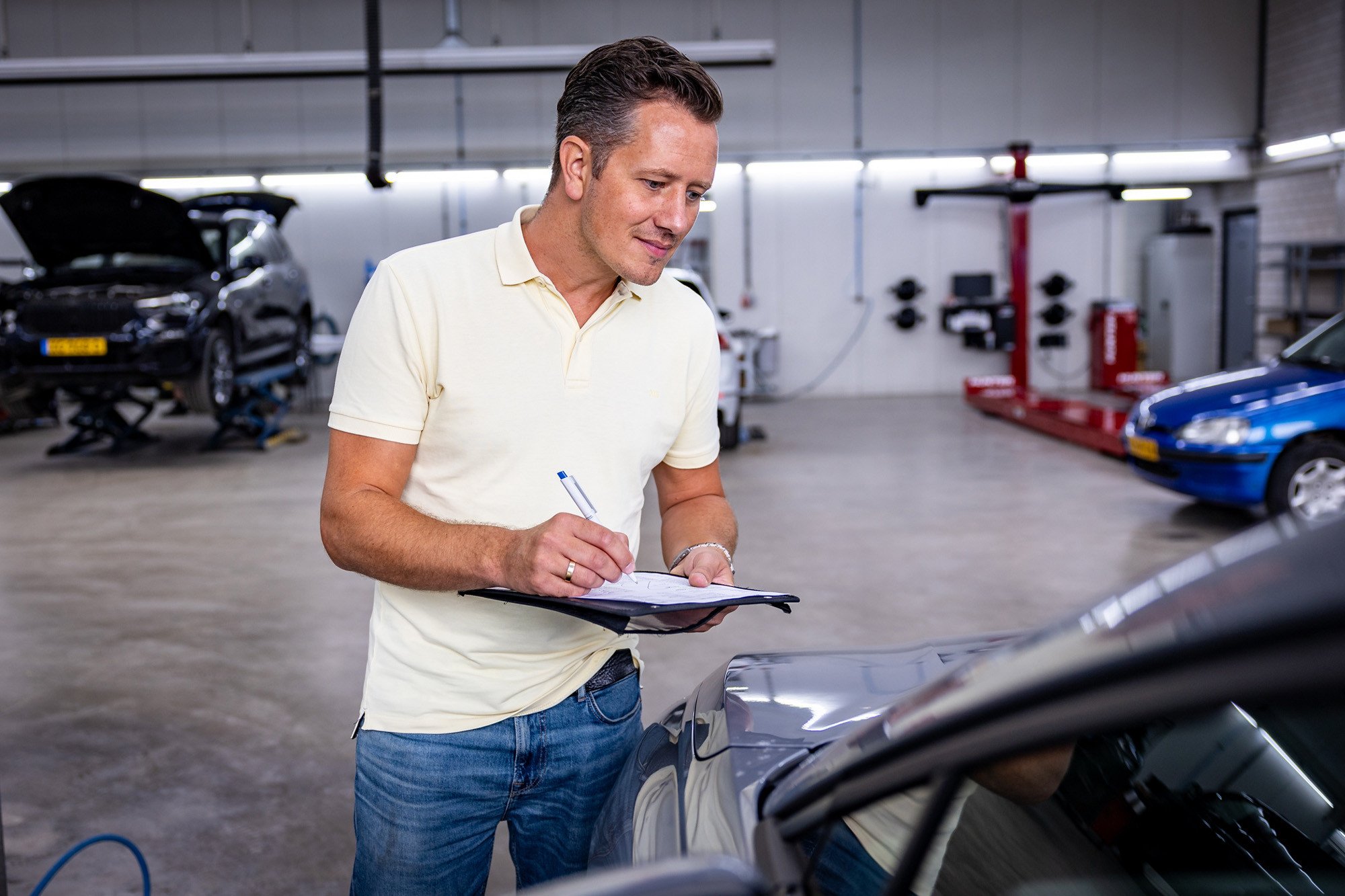 Autoschade Van der Meijden Giessen Calculatie intake