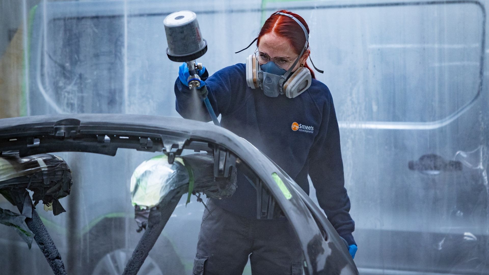 Vrouwen in autoschadeherstel